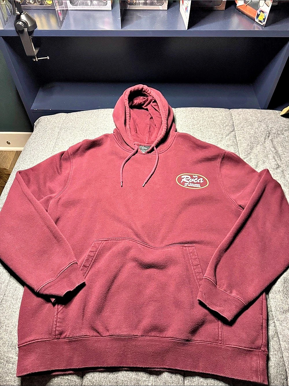 RVCA Balance of Opposites Hoodie Burgundy XL Hoodie